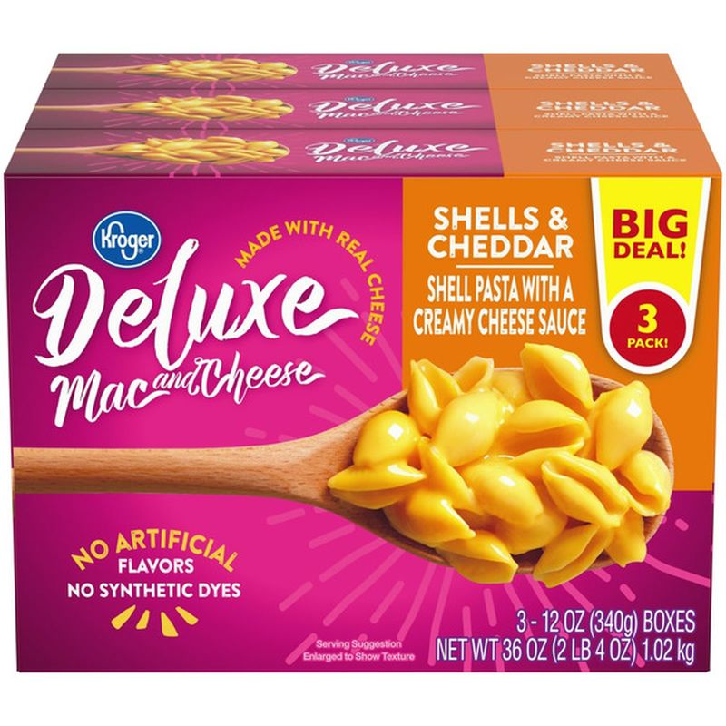 Kroger Shells & Cheddar Deluxe Mac & Cheese