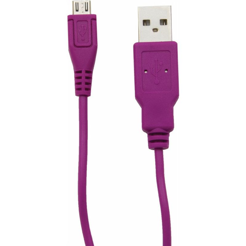 Cell Candy Purple USB to Micro USB Sync & Charge Cable