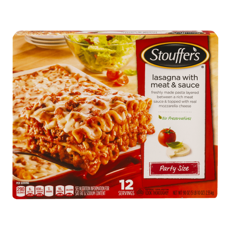 Stouffer's CLASSICS Party Size Lasagna with Meat & Sauce (90 oz) from