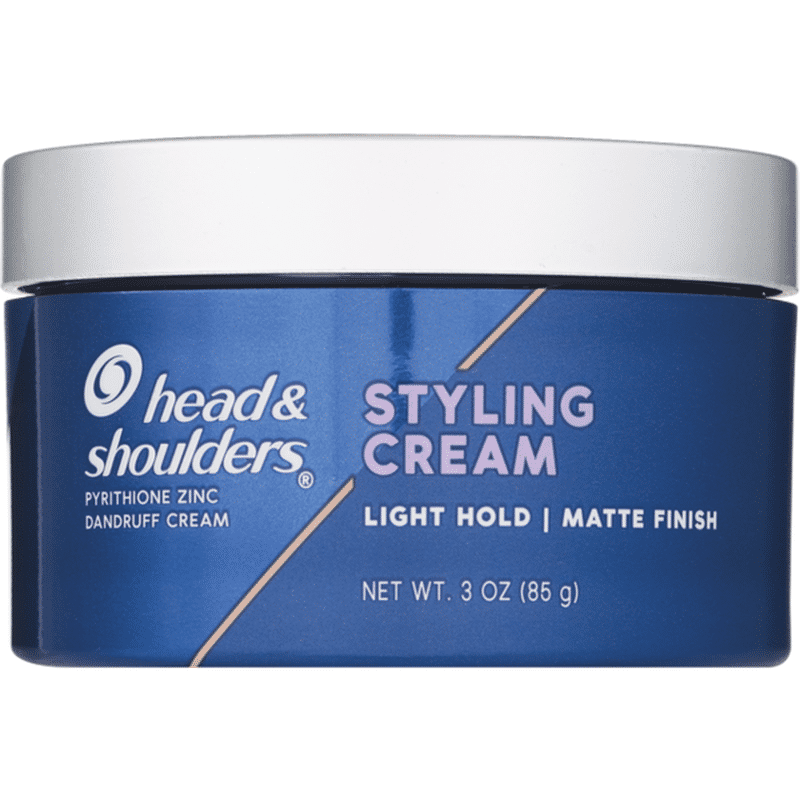 Head & Shoulders Styling Cream, Light Hold, Matte Finish, Easy To Wash