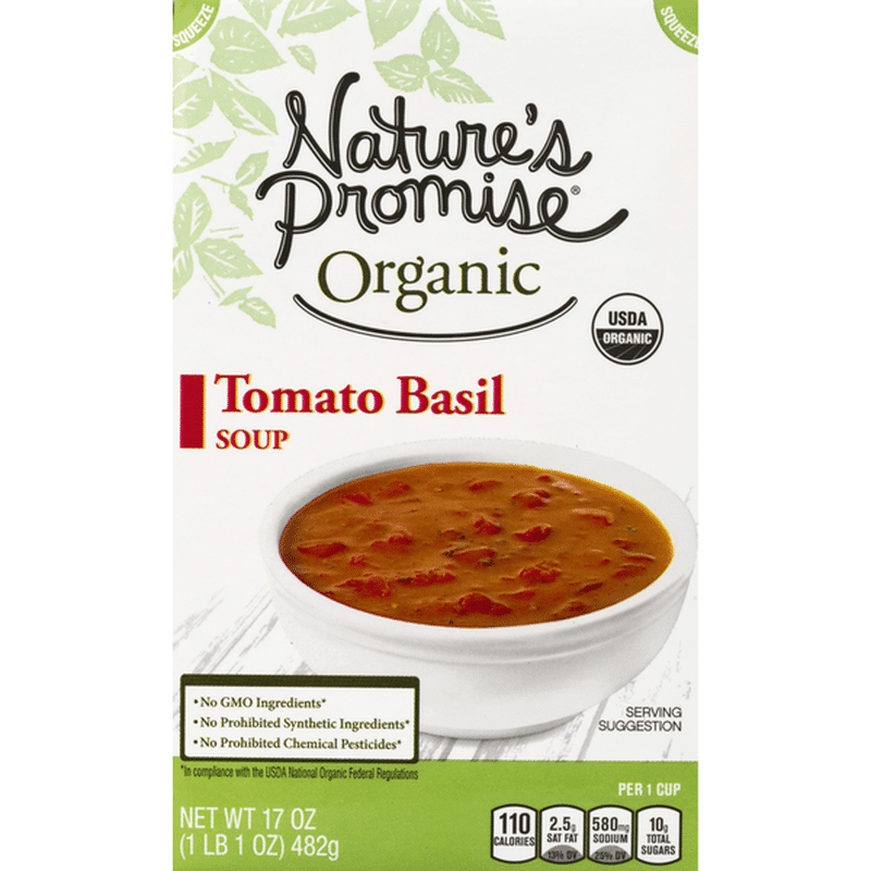 Nature's Promise Soup, Tomato Basil (17 oz) - Instacart