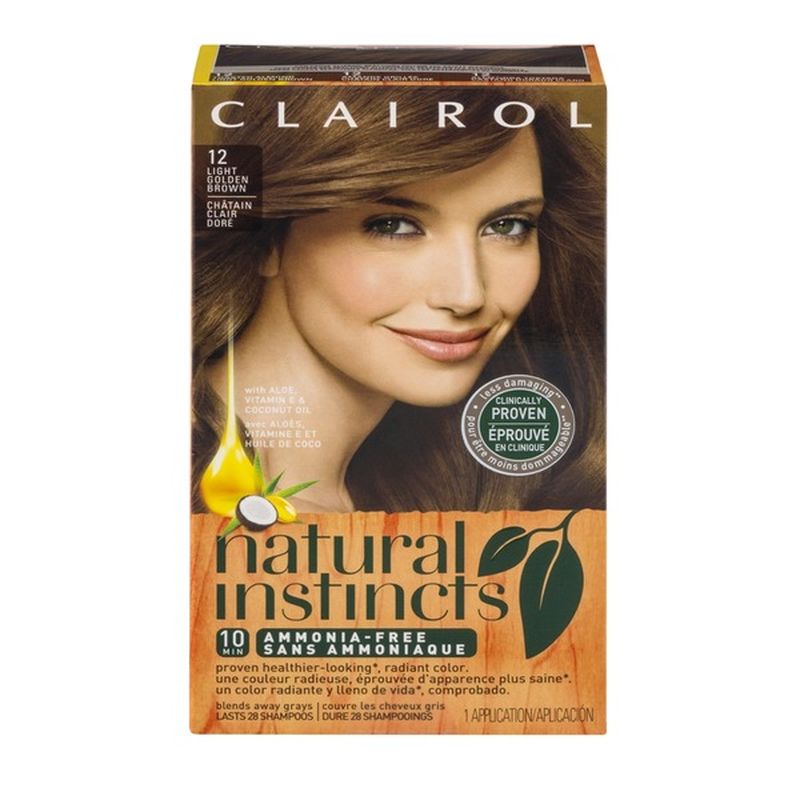 Clairol Natural Instincts Semi-Perm Color 6G Light Golden Brown (each ...