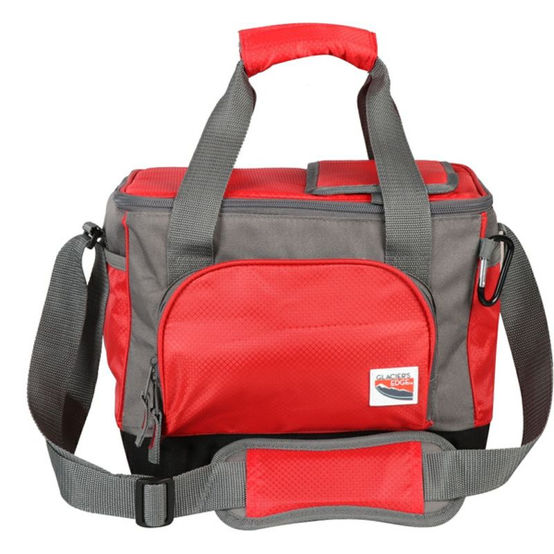 Glacier's Edge Red & Gray 24 Can Athletic Cooler