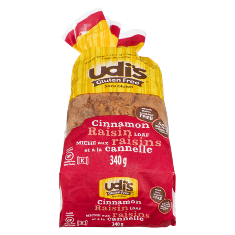 Udi's Bread, Cinnamon Raisin (12 oz) Instacart