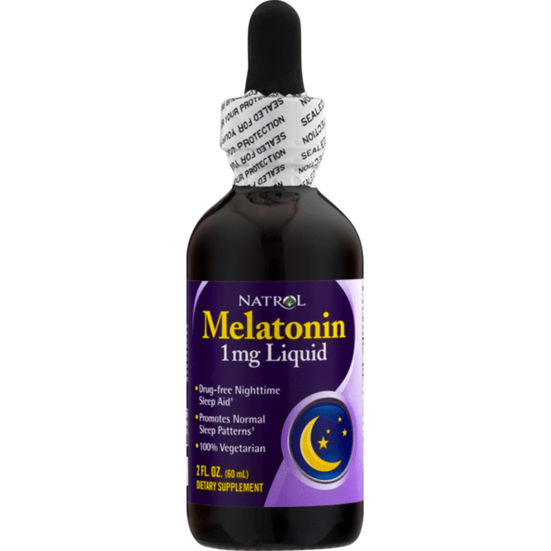 Natrol Melatonin 1 mg Liquid Dietary Supplement (2 fl oz) Instacart