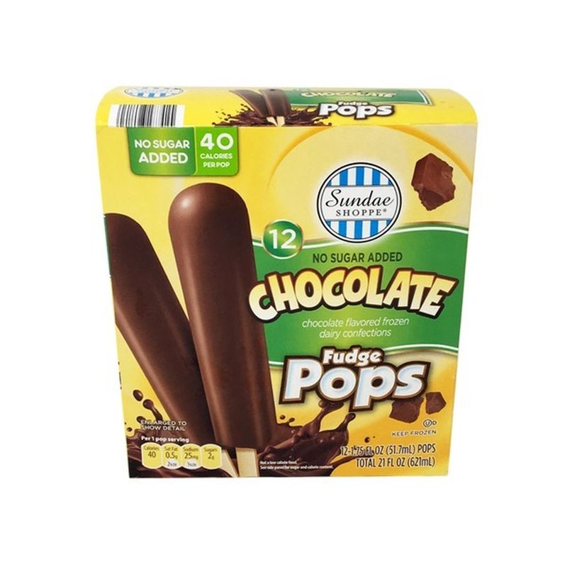 Sundae Shoppe No Sugar Added Fudge Pops (12 ct) from ALDI Instacart