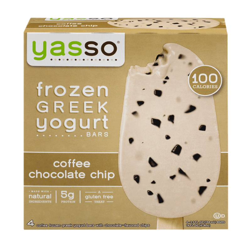 Yasso Yogurt Bars, Greek, Coffee Chocolate Chip, 4 Pack (4 each) from Giant Food Instacart