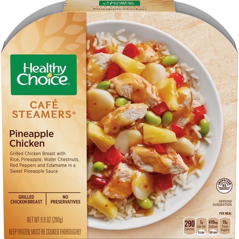 Healthy Choice Cafe Steamers Asian Pineapple Chicken 9 9 Oz Instacart