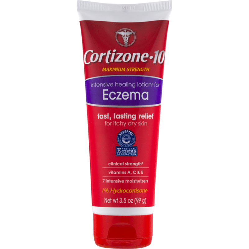 Cortizone10 Maximum Strength Eczema Healing Lotion (3.5 oz) Instacart