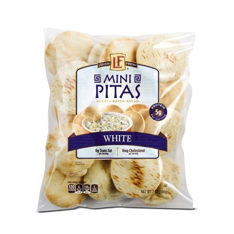 L'oven Fresh Mini White Pitas