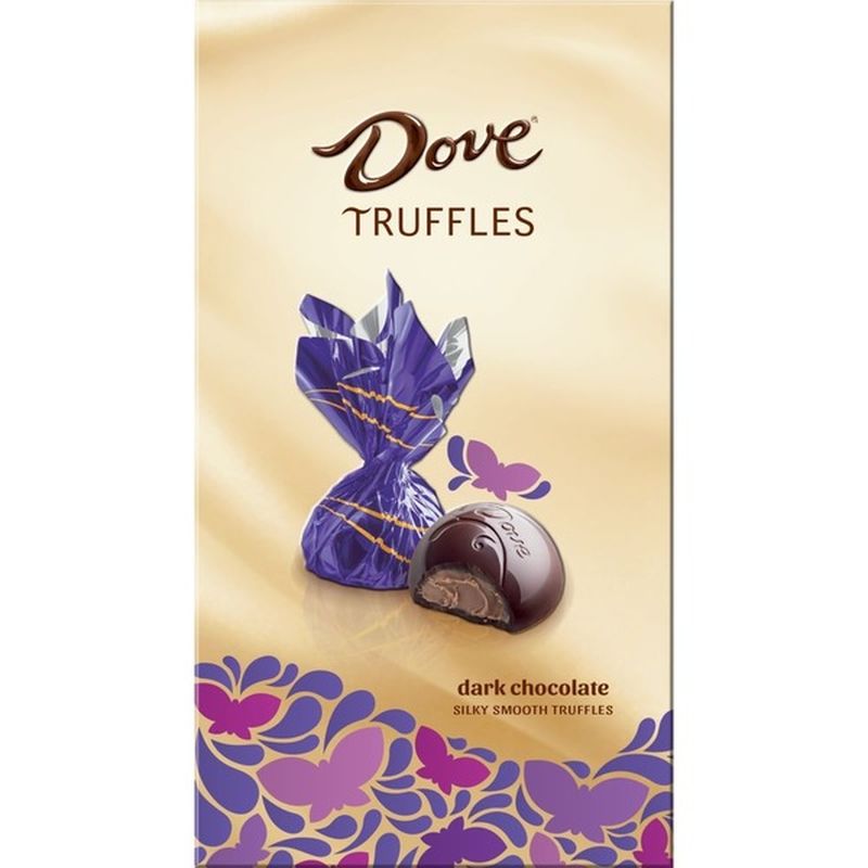 Dove Dark Chocolate Silky Smooth Truffles (5.31 oz) Instacart