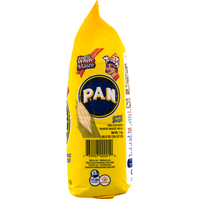 P.a.n. 100 White Corn Instant Dough PreCooked White Maize Meal (35.27 oz) from Food Lion