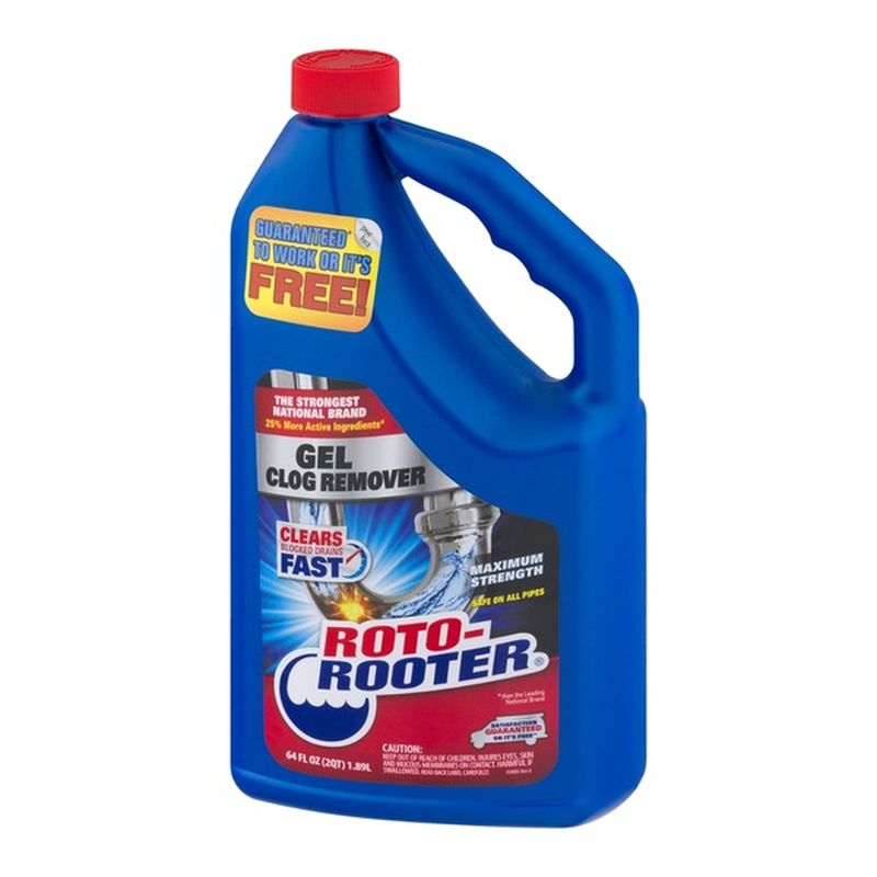 Roto-Rooter Gel Clog Remover Maximum Strength (64 Fl Oz) - Instacart