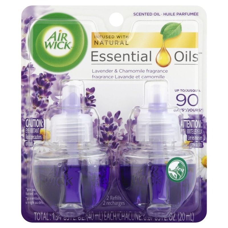 Air Wick Essential Oils Scented Oil Refills Lavender & Chamomile (0.67 fl oz) from ShopRite