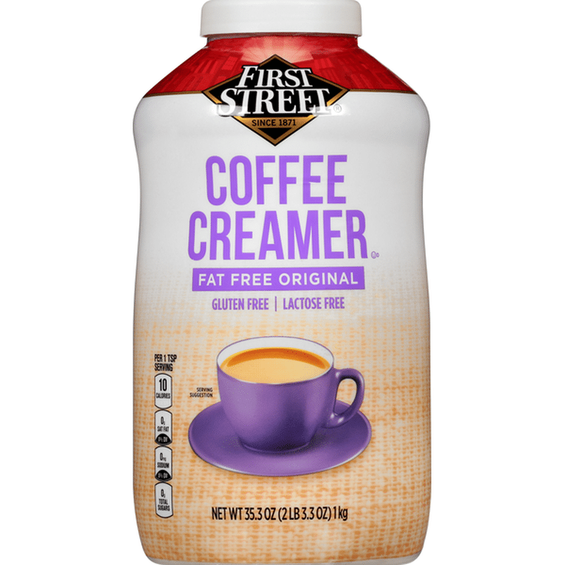 First Street Coffee Creamer, Fat Free, Original (35.3 oz) Instacart