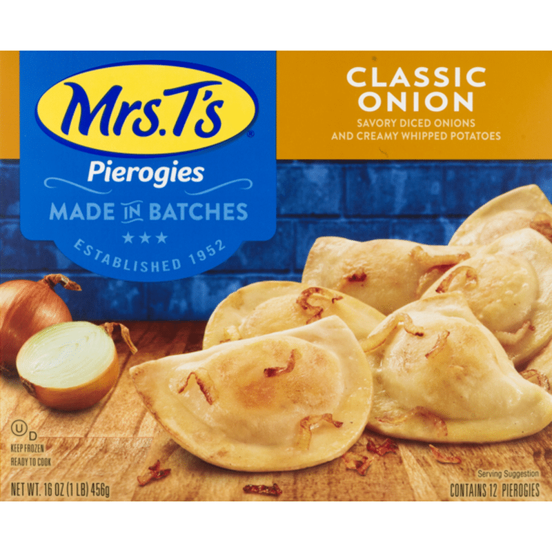 Mrs. T's Pierogies Classic Onion (16 oz) Instacart