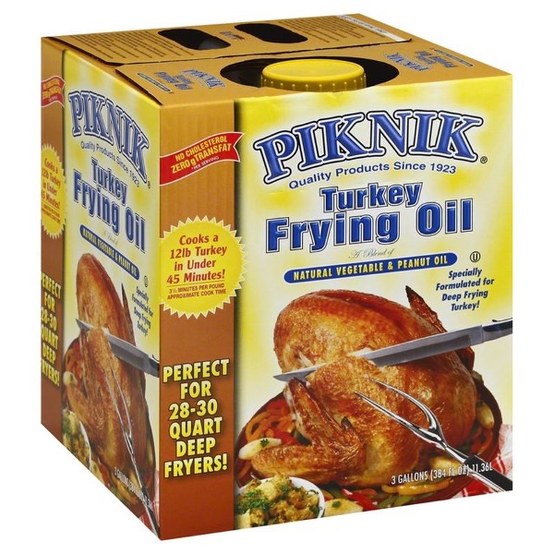 Piknik Frying Oil, Turkey, Box (3 gal) Instacart
