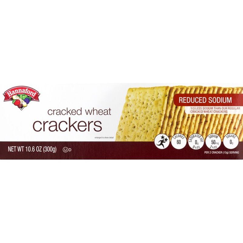 Hannaford Crackers, Cracked Wheat (10.6 oz) Instacart