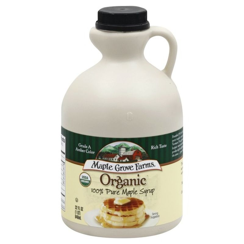 Maple Grove Farms 100 Pure Organic Maple Syrup 32 Fl Oz Instacart