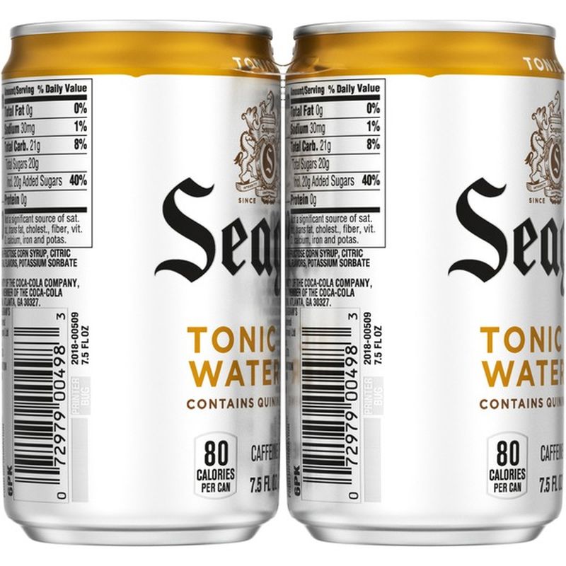 Seagram's Tonic Water (6 oz) Instacart