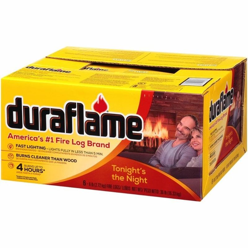 Duraflame 6lb 4hr Firelogs 6pk (6 lb) from Food4Less Instacart