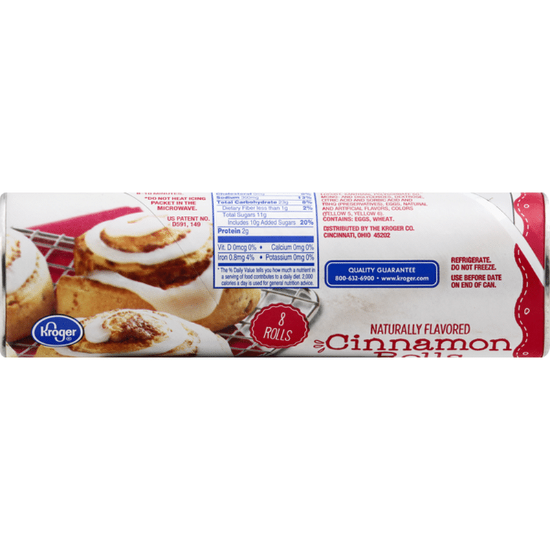 Kroger Cinnamon Rolls with Icing (8 oz) from FoodsCo Instacart