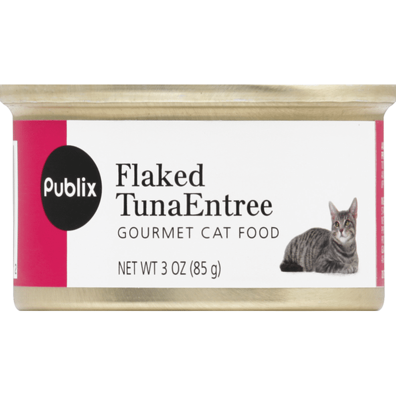 Publix Cat Food, Gourmet, Flaked Tuna Entree (3 oz) Instacart