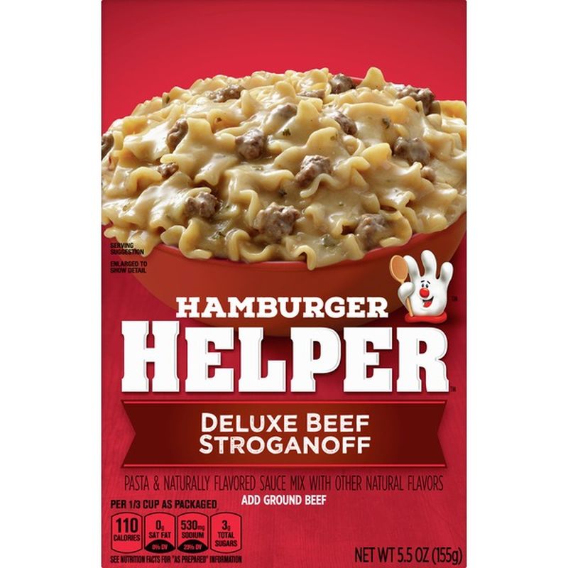 Can You Make Hamburger Helper Without Milk And Meat Hamburger Helper Stroganoff Deluxe Beef 5 5 Oz Instacart