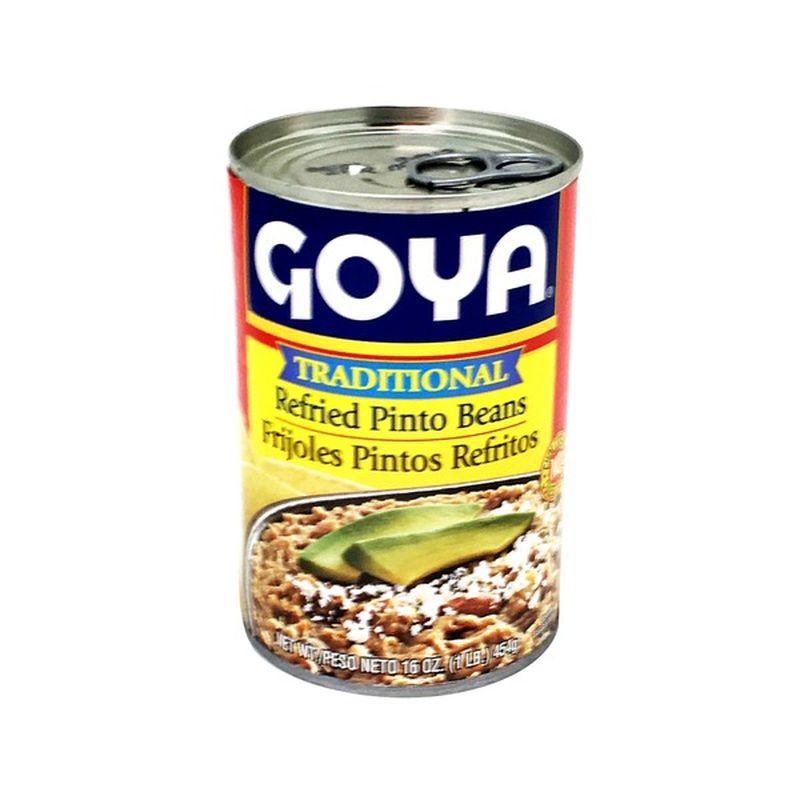 Goya Traditional Refried Beans (16 oz) from FoodsCo Instacart