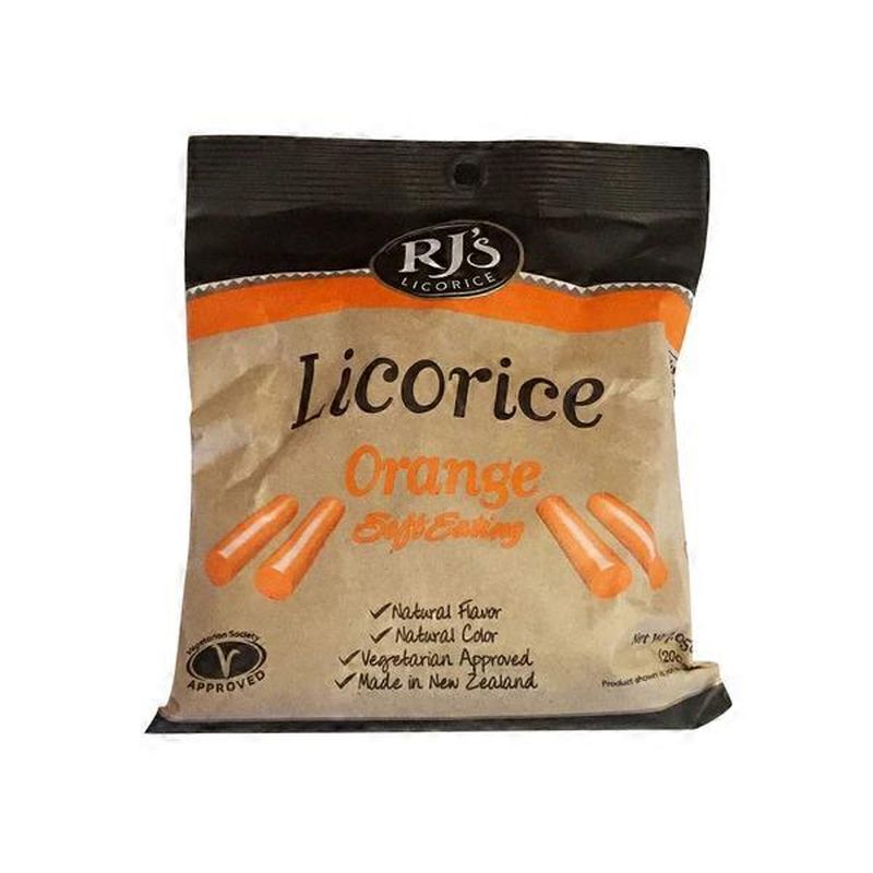 Rjs Licorice Orange Soft Eating Licorice (7.05 oz) Instacart