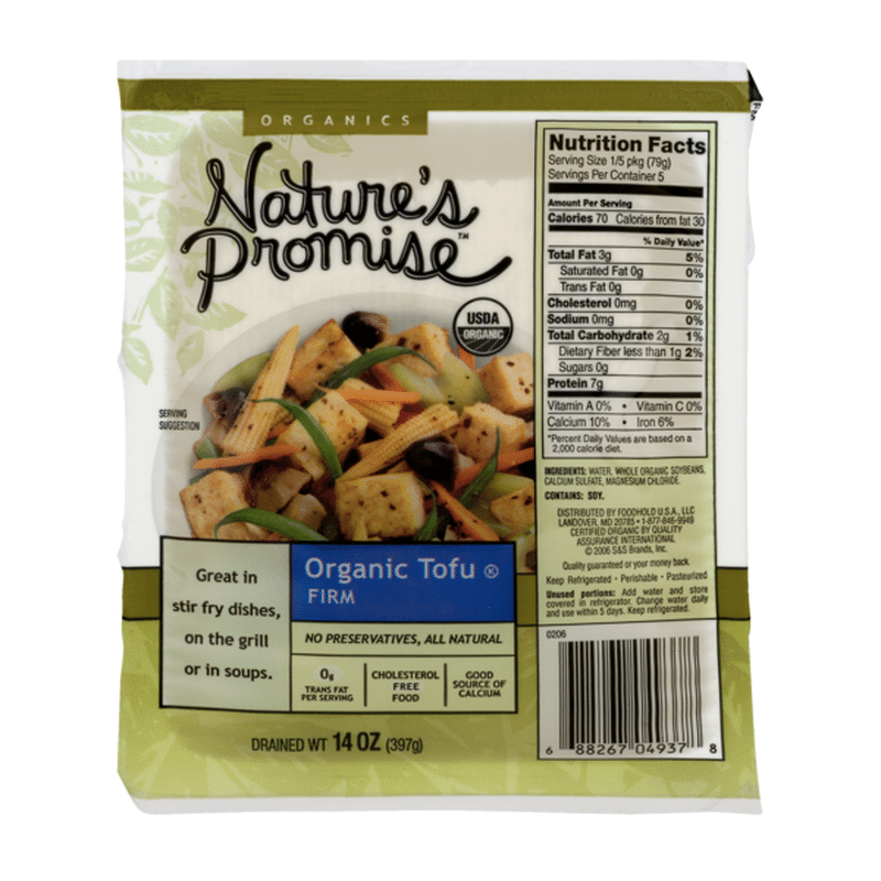 Nature's Promise Organic Firm Tofu (14 oz) Instacart