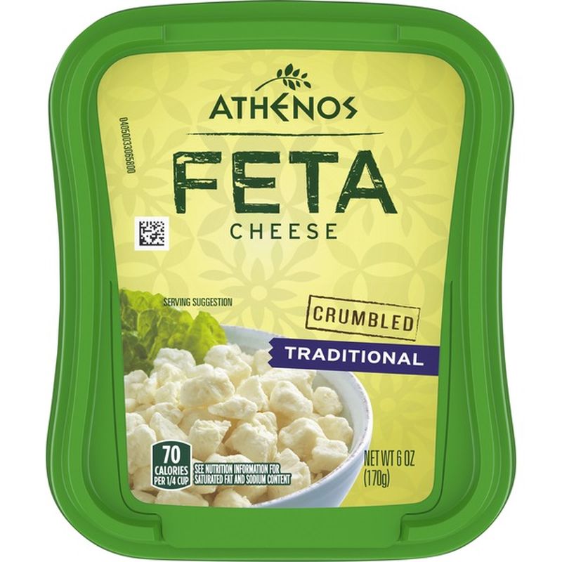Athenos Traditional Crumbled Feta Cheese (6 oz) Instacart