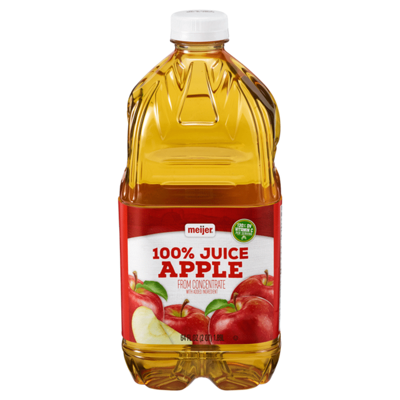 Meijer 100% Apple Juice From Concentrate