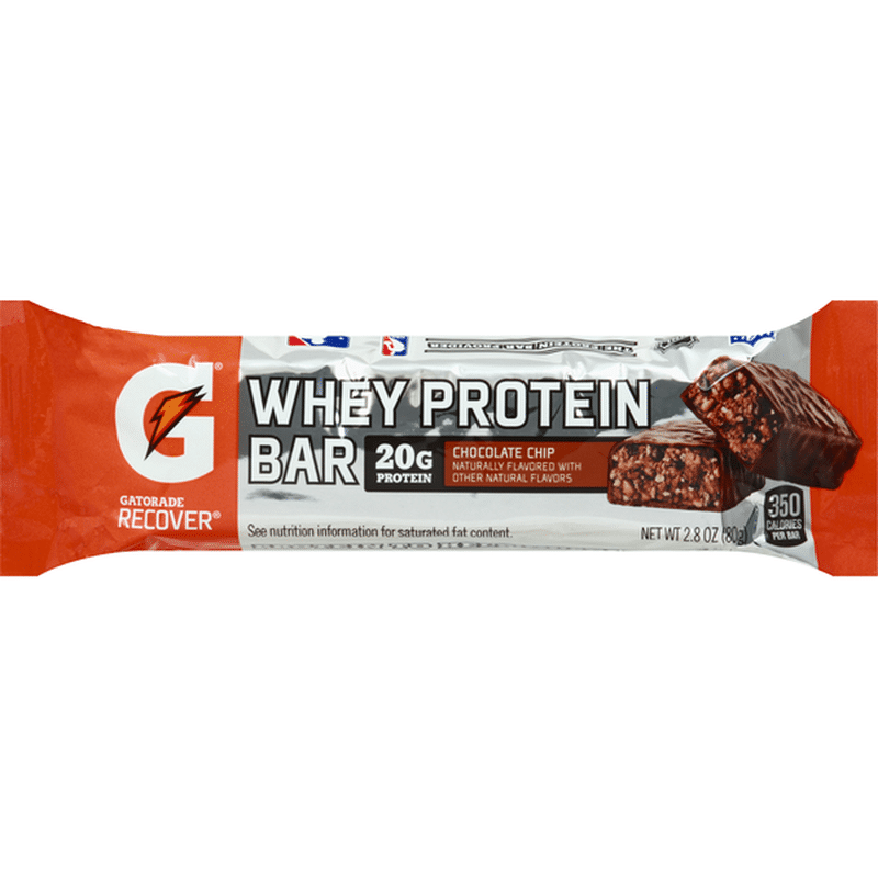 Gatorade Whey Protein Bar, Chocolate Chip (2.8 oz) Instacart