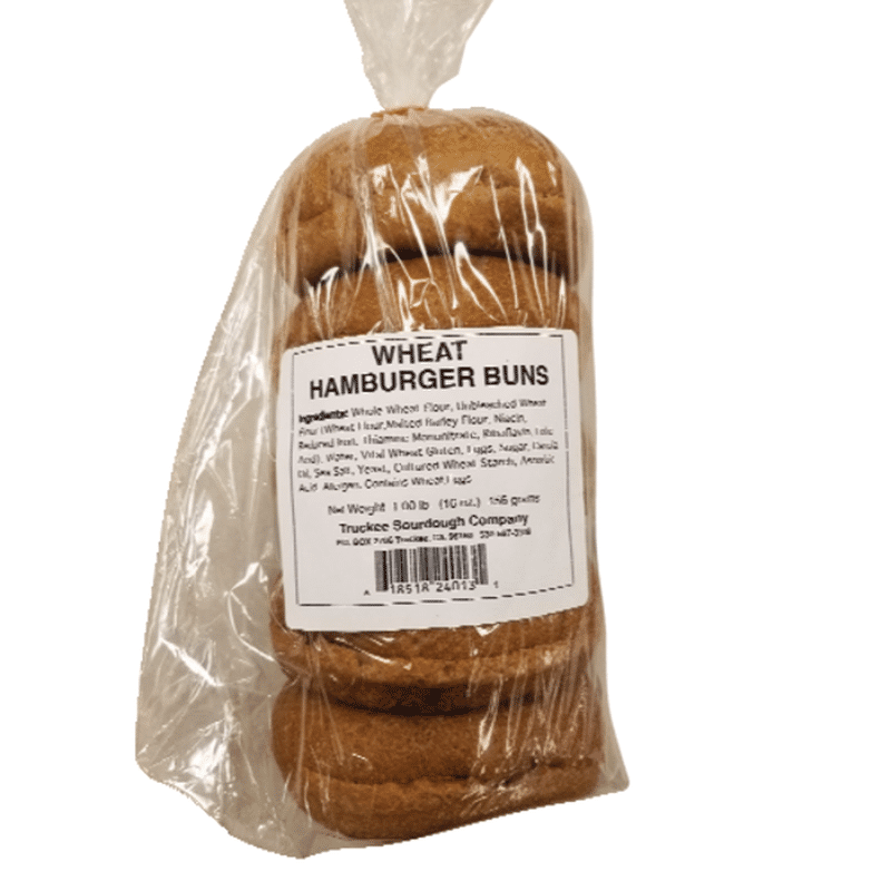 Truckee Sourdough Co Wheat Hamburger Buns