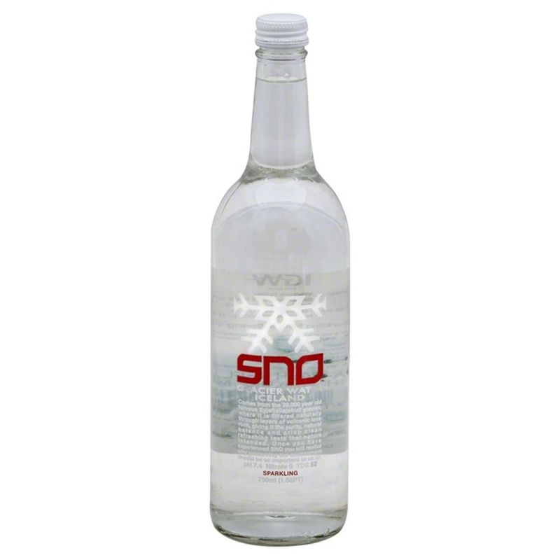 Sno Water, Sparkling, Natural Spring, Bottle (25.3 oz) Instacart