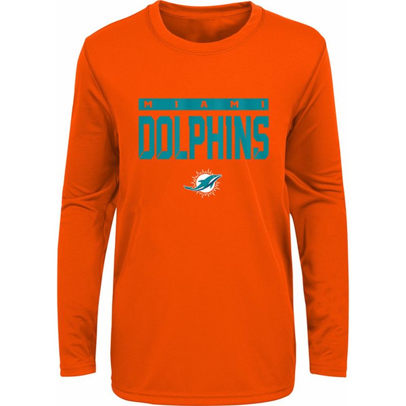 NFL Team Apparel Youth Miami Dolphins 