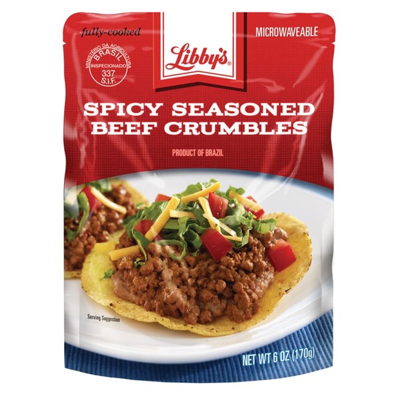 Libby's Spicy Seasoned Beef Crumbles (6 oz) Instacart