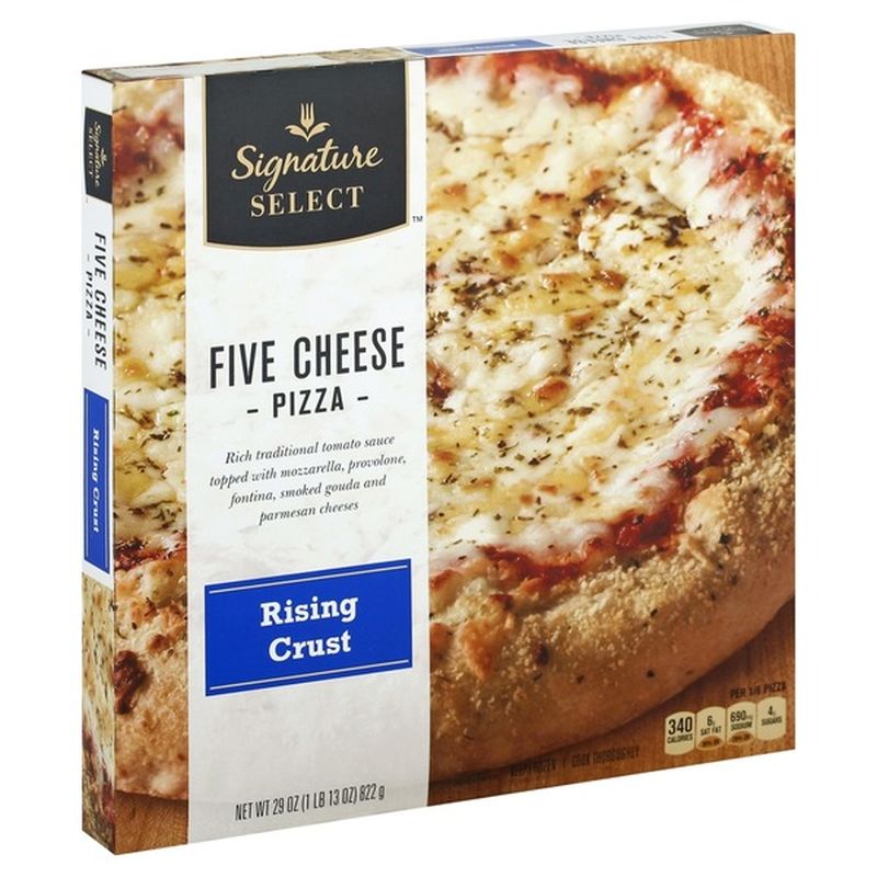 Signature Select Rising Crust Five Cheese Rich Traditional Tomato Sauce
