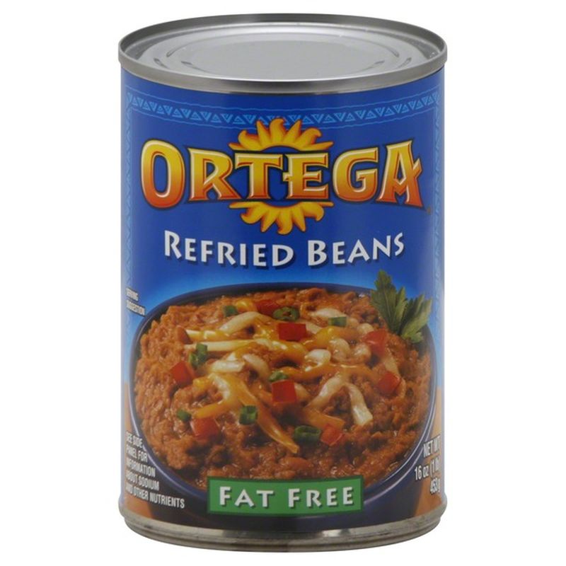 Ortega Fat Free Refried Beans (16 oz) - Instacart