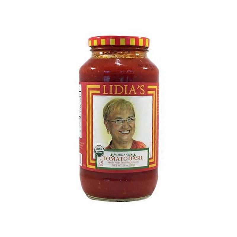 Lidia's Organic Tomato Basil Pasta Sauce (25 oz) from Rainbow Grocery