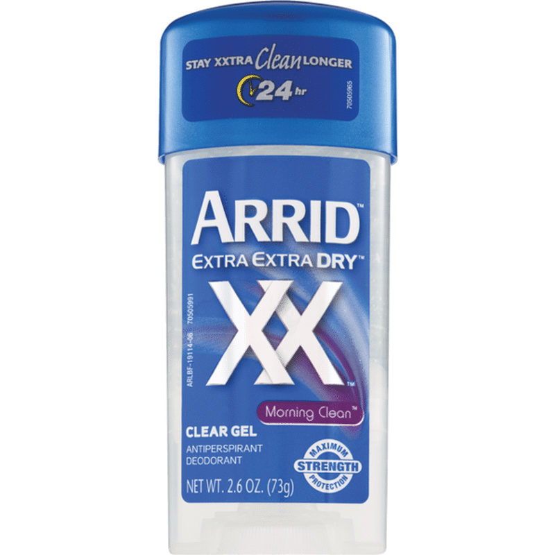 Arrid Xx Extra Extra Dry Clear Gel Antiperspirant Deodorant, Morning Clean (2.6 oz) from CVS