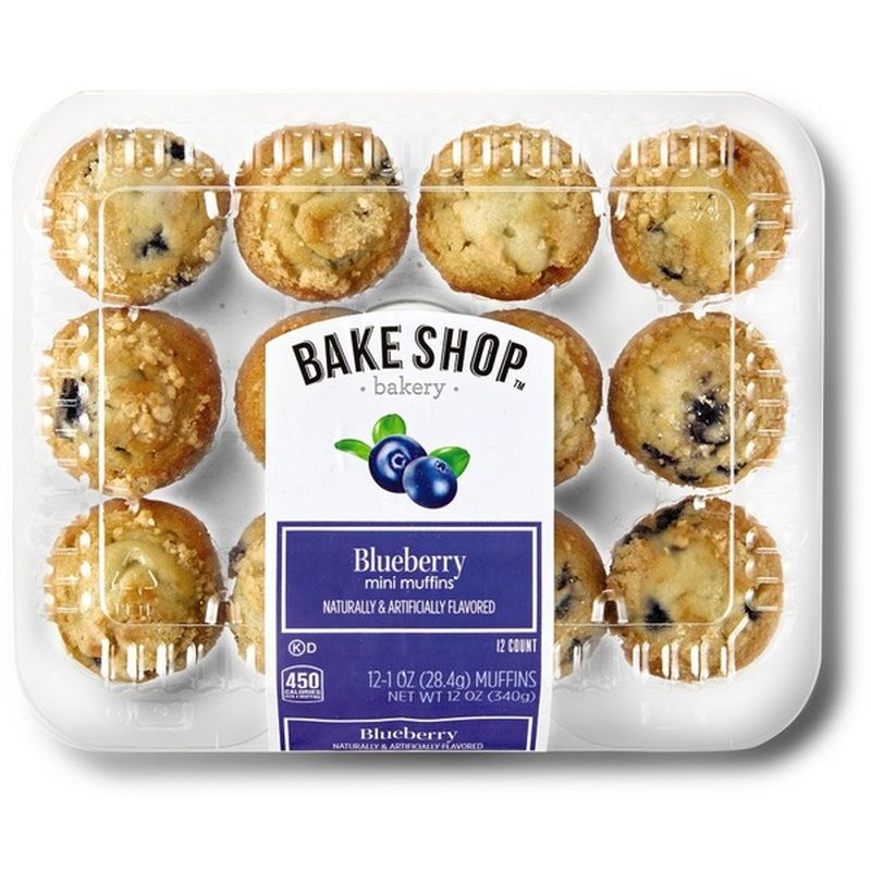 Bake Shop Mini Blueberry Muffins