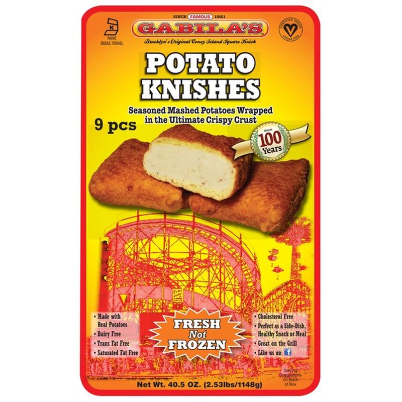 Gabila's Potato Knish, 9 Ct (2.53 lb) from BJ's Wholesale Club Instacart