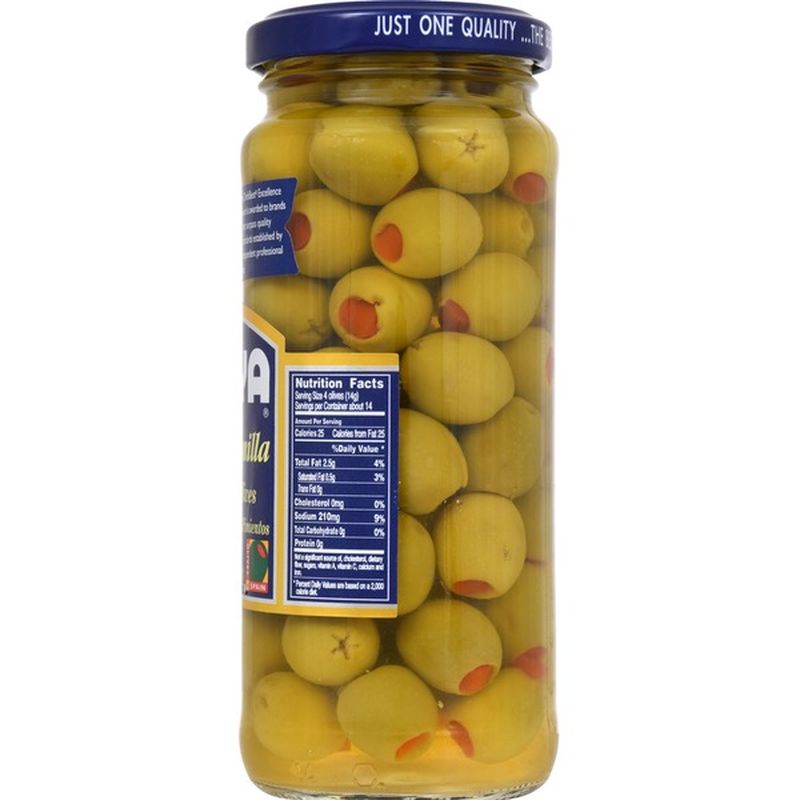 Goya Manzanilla Spanish Olives Stuffed with Minced Pimientos