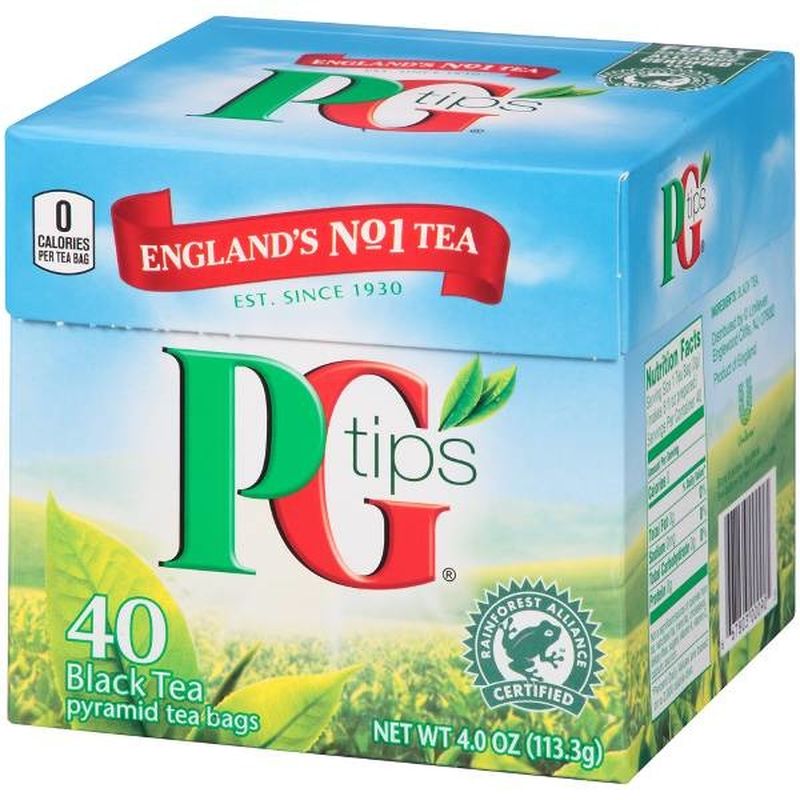 PG Tips Premium Black Tea Bags Pyramid Black Tea (40 ct) from ShopRite