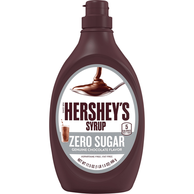 Hershey's Syrup, Zero Sugar, Genuine Chocolate Flavor (17.5 oz