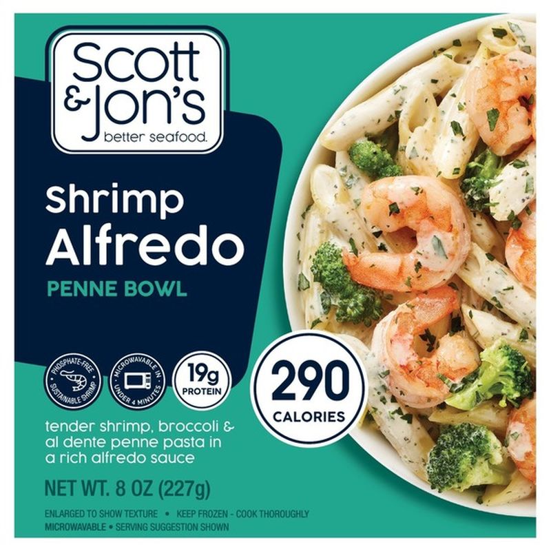 Scott & Jons Shrimp Alfredo with Penne (8 oz) from H-E-B - Instacart