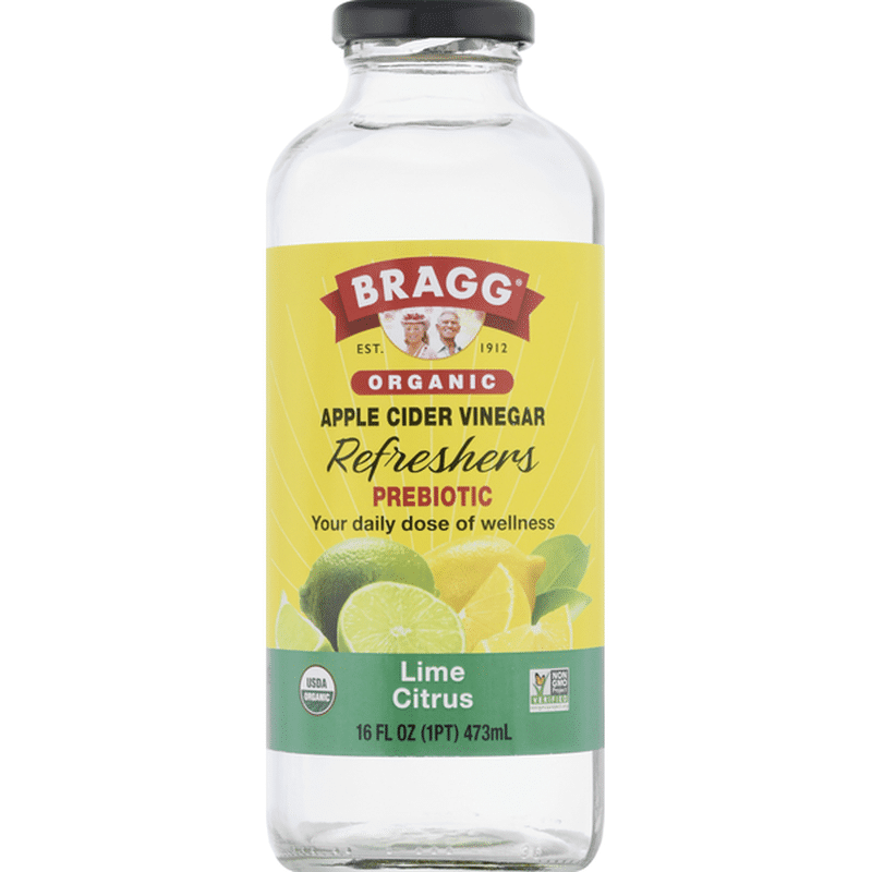 Bragg Apple Cider Vinegar, Organic, Lime Citrus (16 oz) from LeBeau Nob
