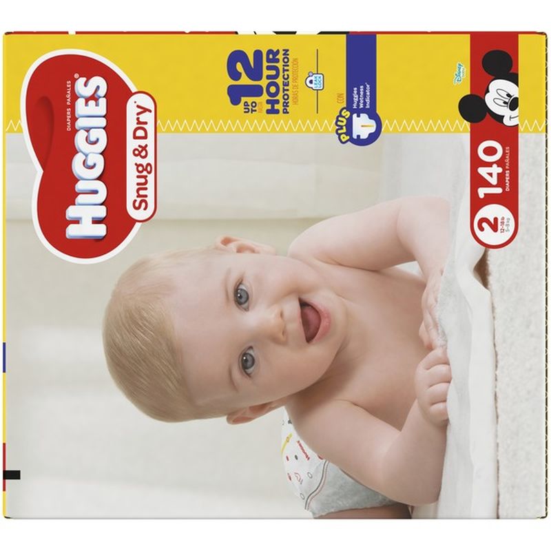 huggies size 2 140 ct
